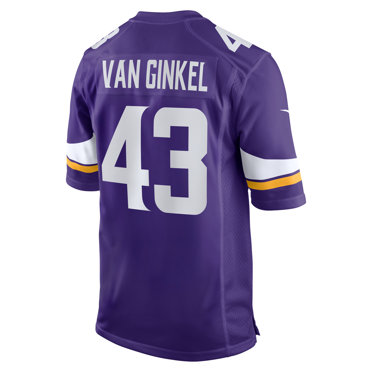 Men's Minnesota Vikings Andrew Van Ginkel Nike  Purple Team Game Jersey
