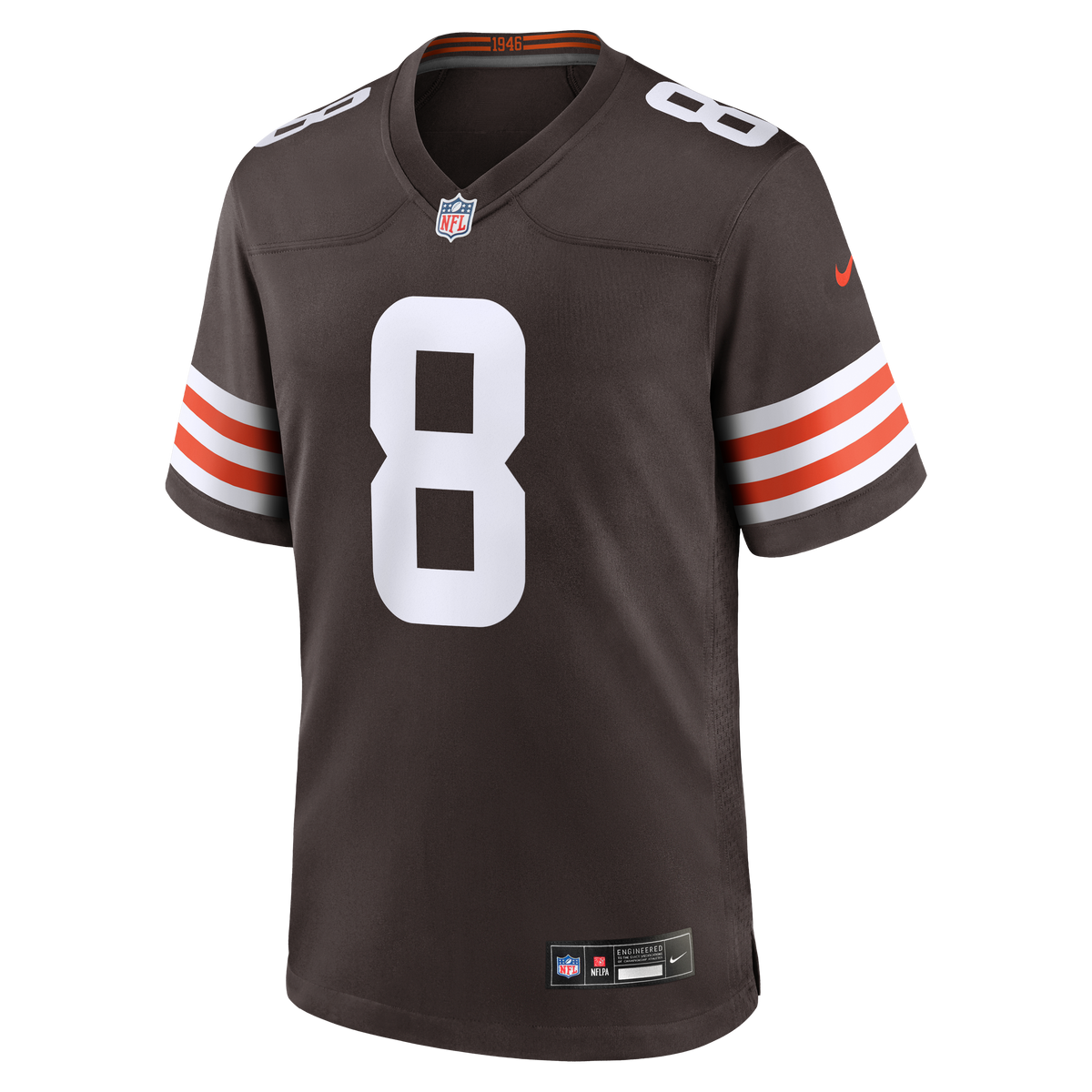 Men's Cleveland Browns Jared Verse Nike Brown Men's Nike Game Jersey