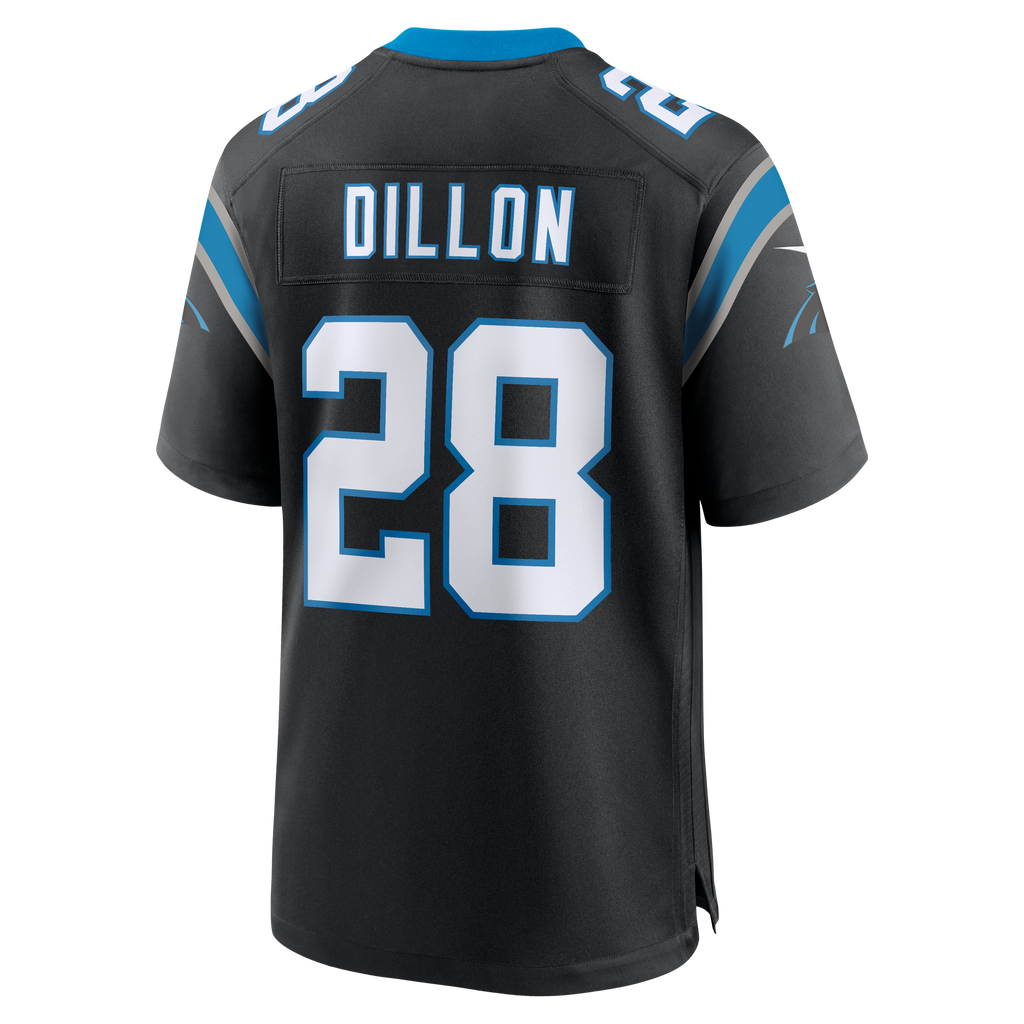 Men's Carolina Panthers AJ Dillon Nike  Black Team Game Jersey