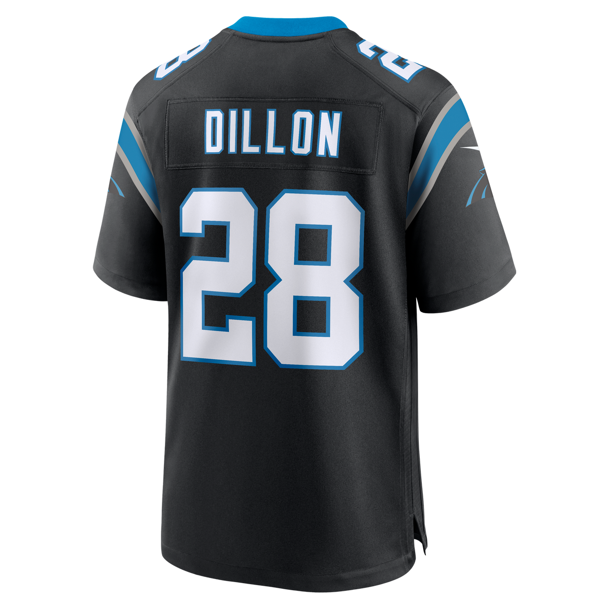Men's Carolina Panthers AJ Dillon Nike  Black Team Game Jersey