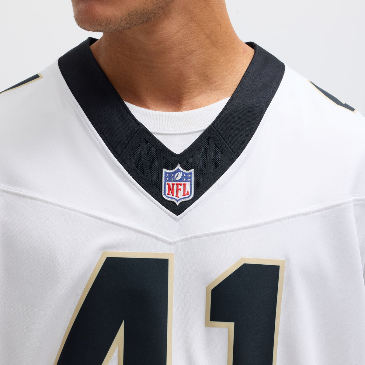Men's New Orleans Saints Alvin Kamara Nike White Vapor F.U.S.E. Limited Jersey