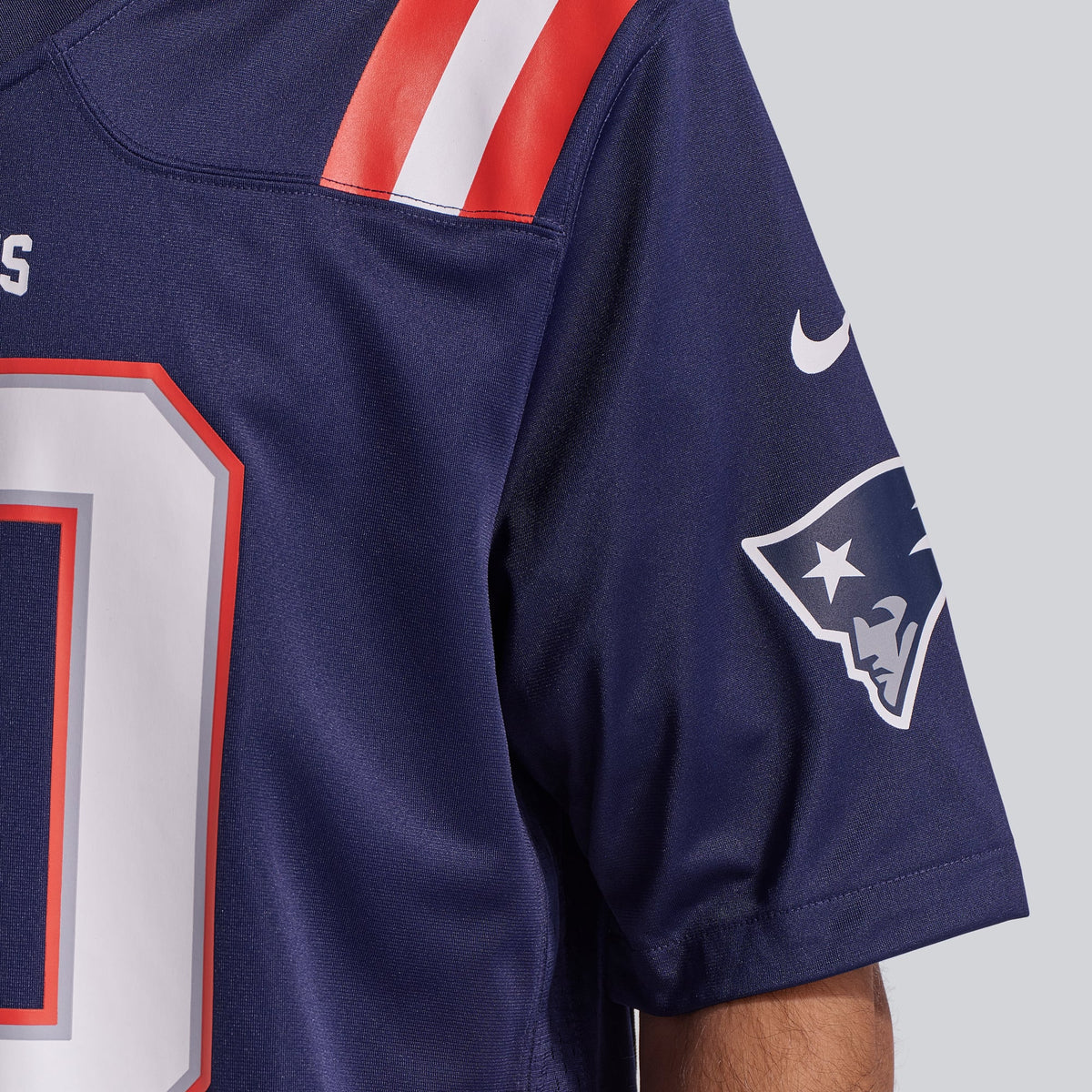 Men's New England Patriots Drake Maye Nike White  Player Game Jersey