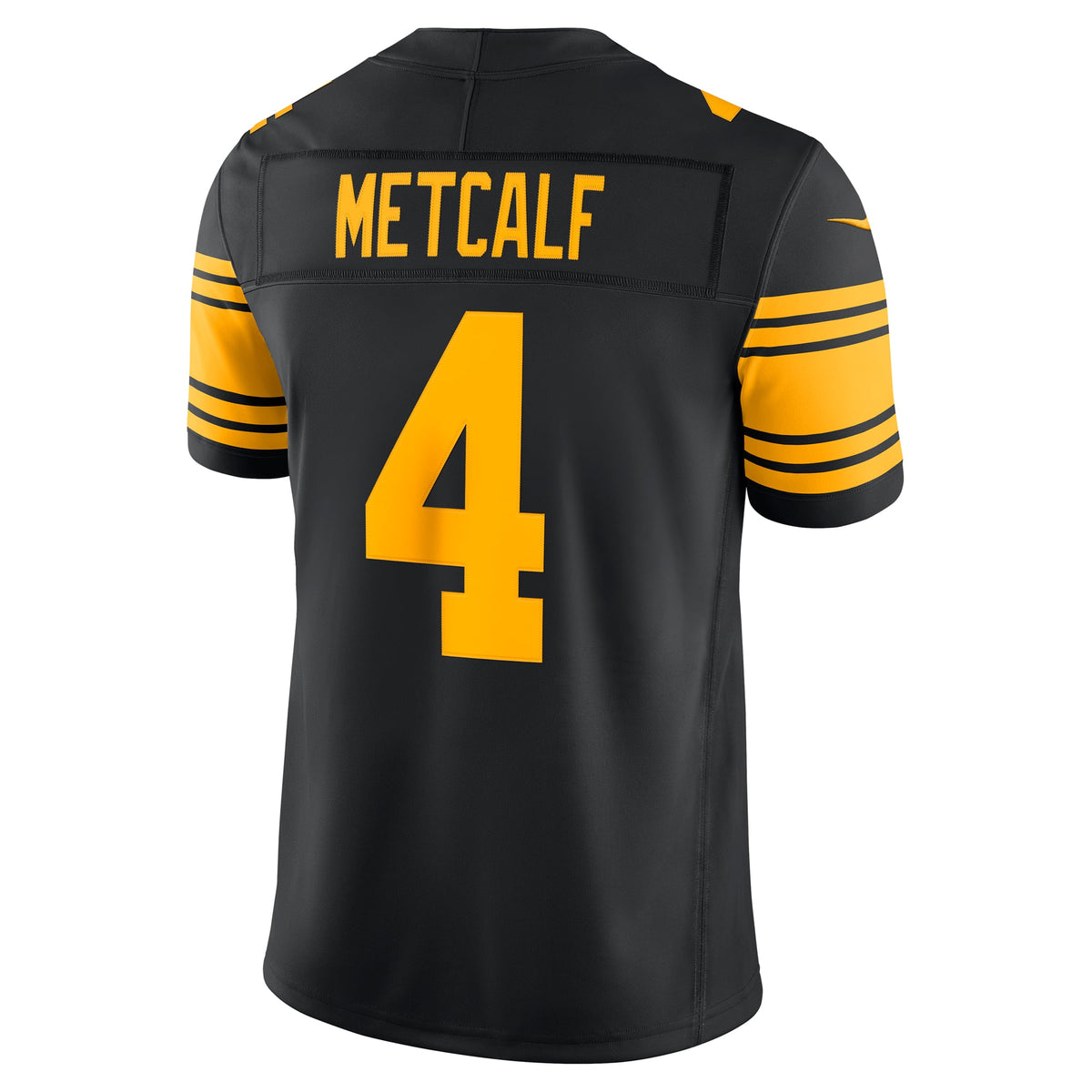 Men's Pittsburgh Steelers DK Metcalf Nike Black Alternate Vapor F.U.S.E. Stitched Limited Jersey