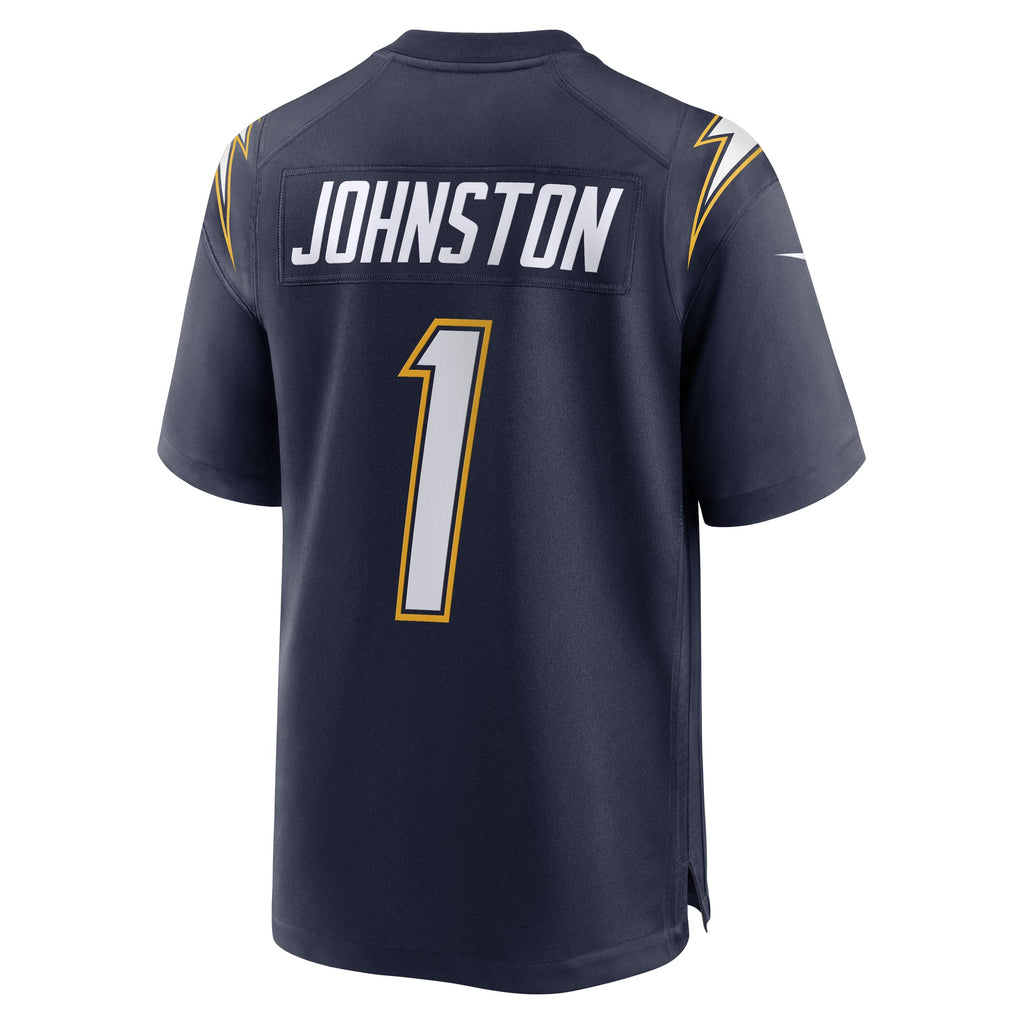 Men's Los Angeles Chargers Quentin Johnston Nike Gold Alternate Charger Power Game Player Jersey