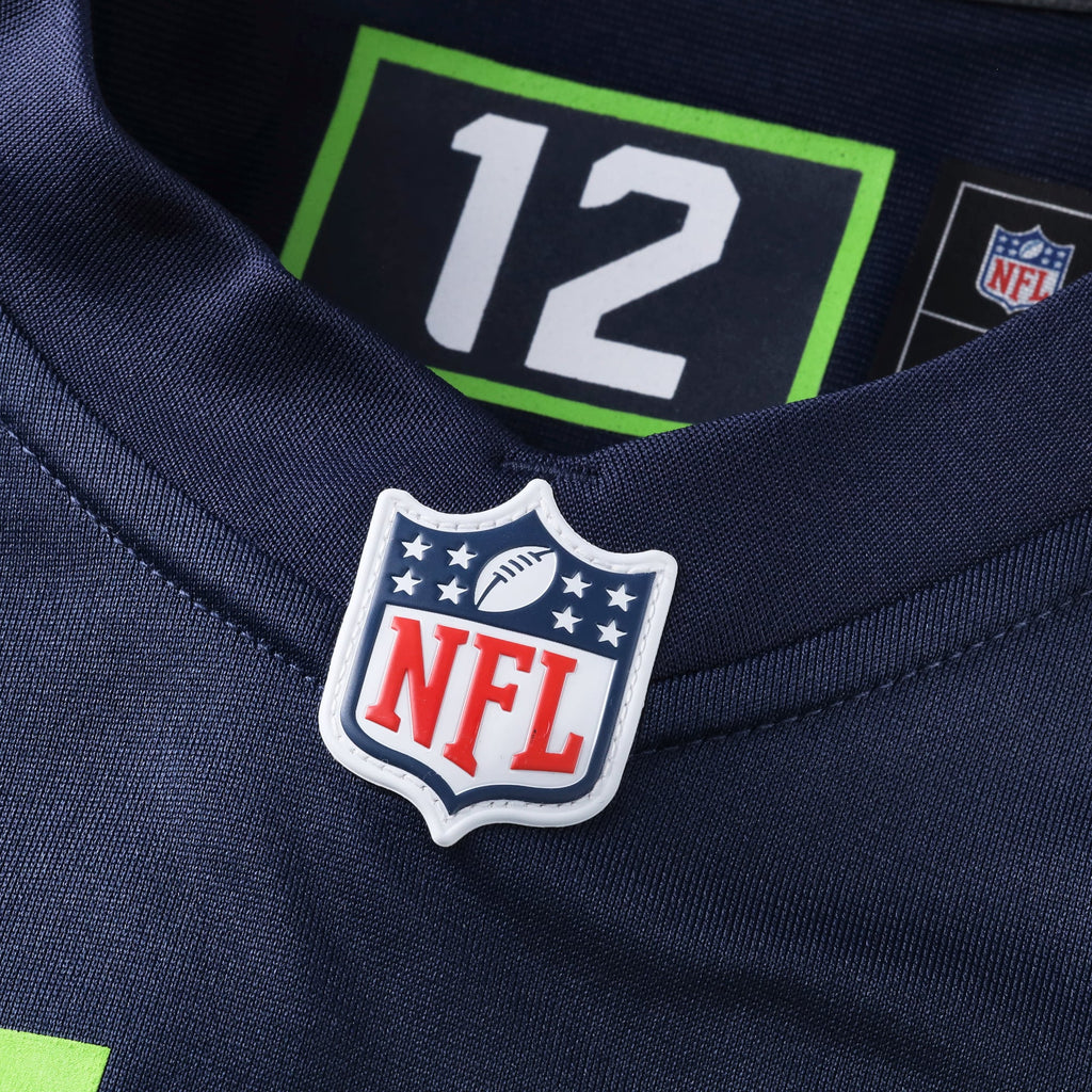 Men's Seattle Seahawks Jaxon Smith-Njigba Nike Royal Throwback Player Game Jersey