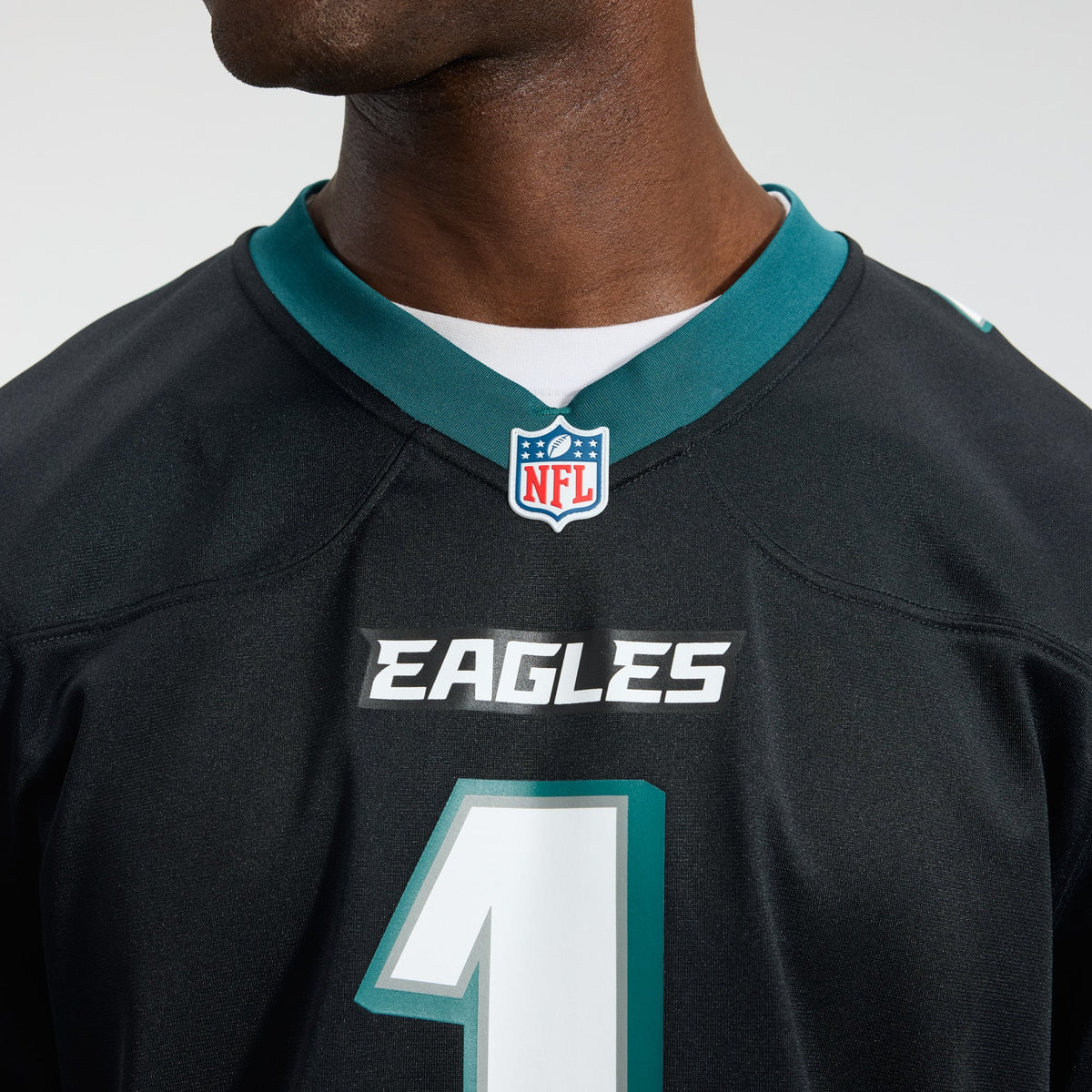 Men's Philadelphia Eagles Jalen Hurts Nike  Black Alternate Game Jersey