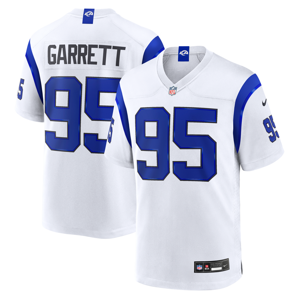 Men's Los Angeles Rams Myles Garrett Nike Royal Men's Nike Game Jersey