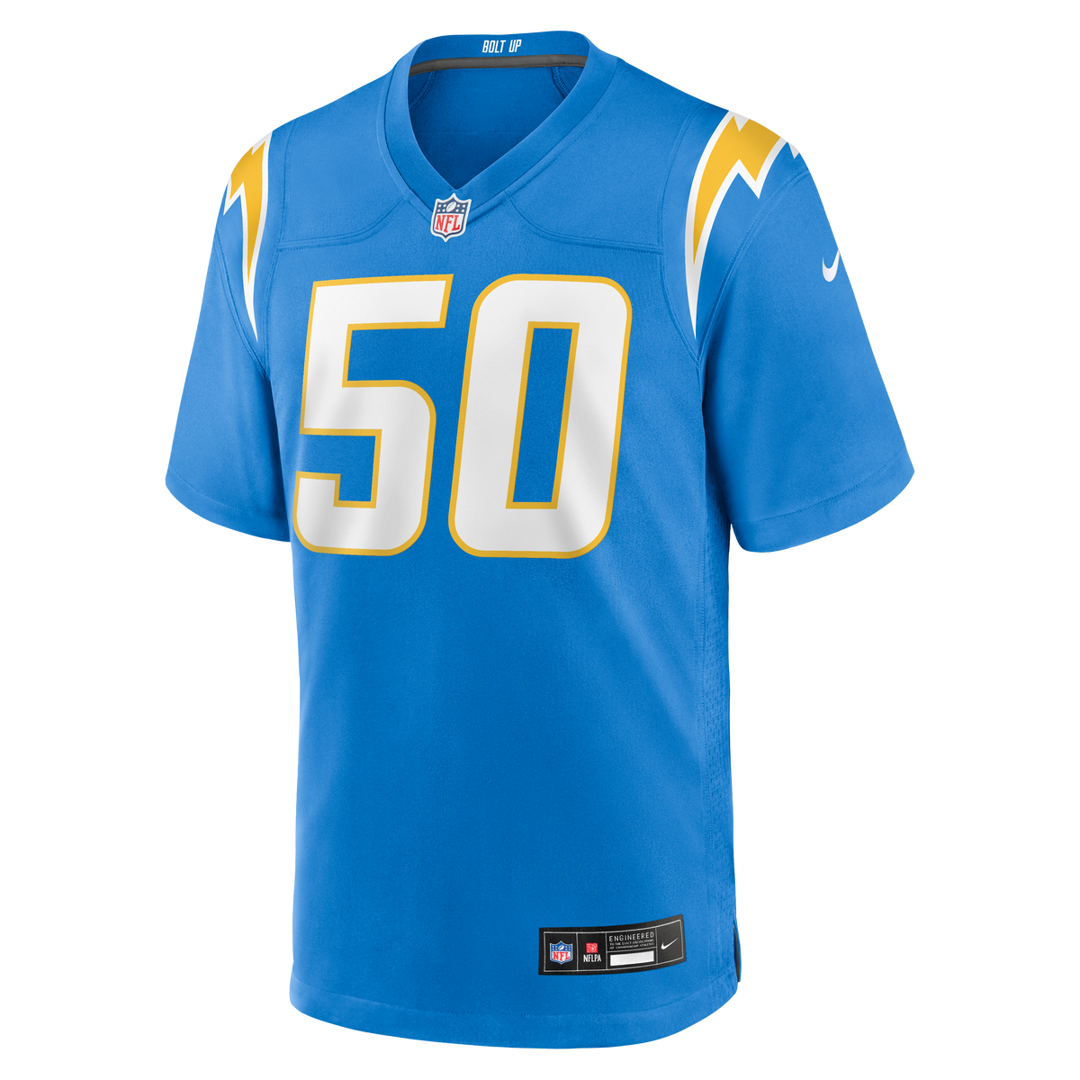 Men's Los Angeles Chargers Caleb Murphy Nike  Powder Blue Team Game Jersey
