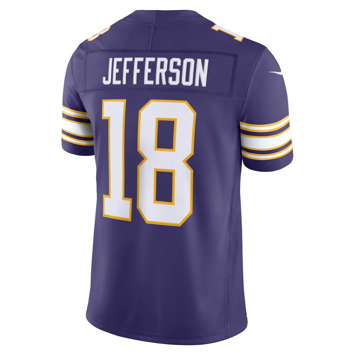 Men's Minnesota Vikings Justin Jefferson Nike Purple Alternate Classic Vapor F.U.S.E. Stitched Limited Jersey