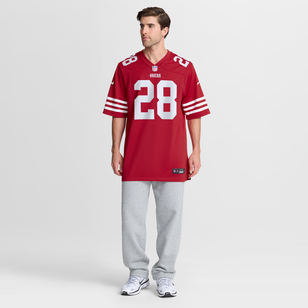 Men's San Francisco 49ers Darrell Luter Jr. Nike  Scarlet  Game Jersey
