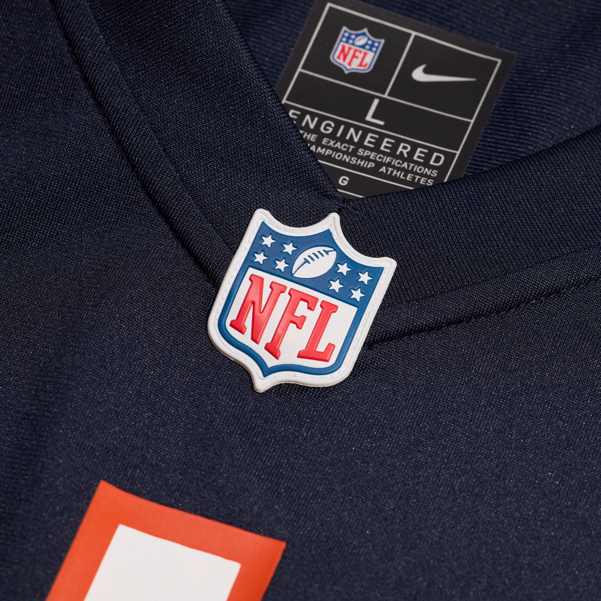 Men's Chicago Bears Kalif Raymond Nike  Navy Team Game Jersey