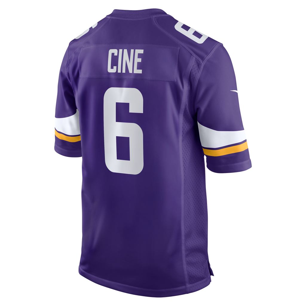 Men's Minnesota Vikings Lewis Cine Nike Purple Game Player Jersey