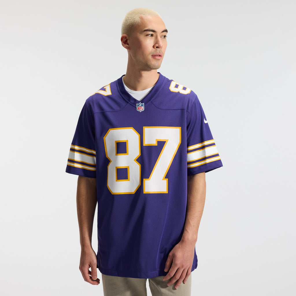 Men's Minnesota Vikings T.J. Hockenson Nike Purple Classic Player Game Jersey