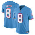 Men's Tennessee Titans Will Levis Nike Light Blue Alternate Oilers Throwback Vapor F.U.S.E. Limited Jersey