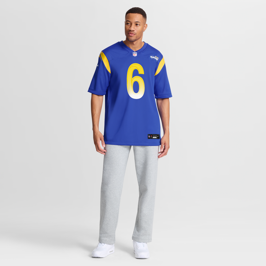 Men's Los Angeles Rams Tre'Vius Hodges-Tomlinson Nike  Royal Team Game Jersey