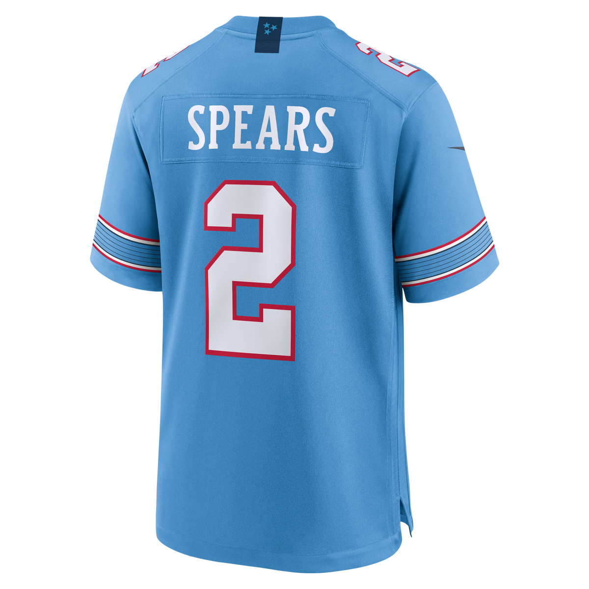 Men's Tennessee Titans Tyjae Spears Nike Light Blue Game Jersey