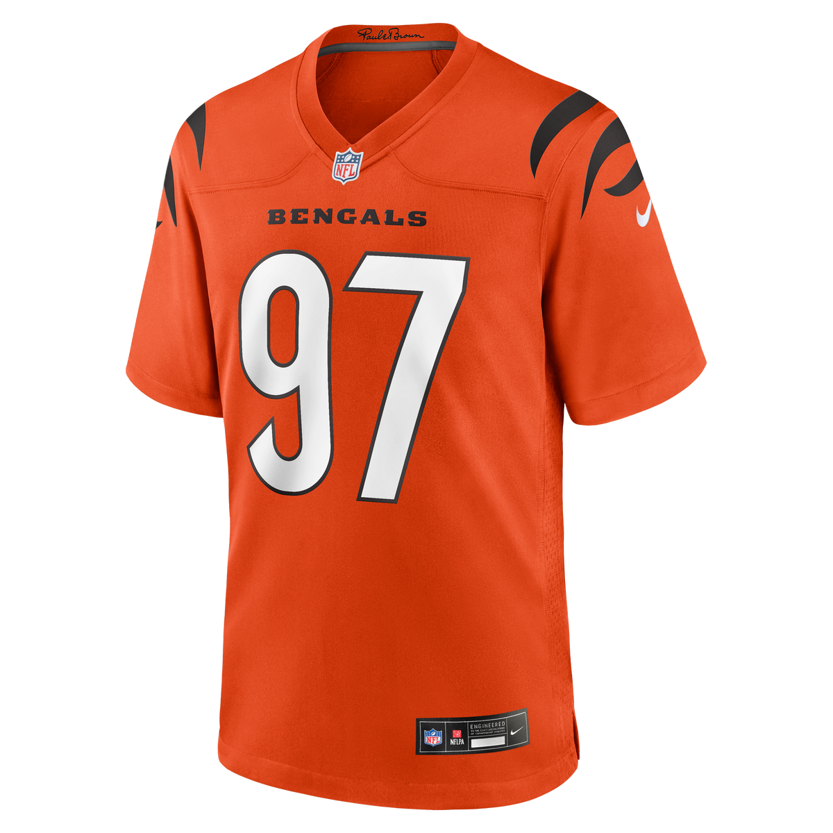 Men's Cincinnati Bengals Dexter Lawrence II Nike Black Game Jersey