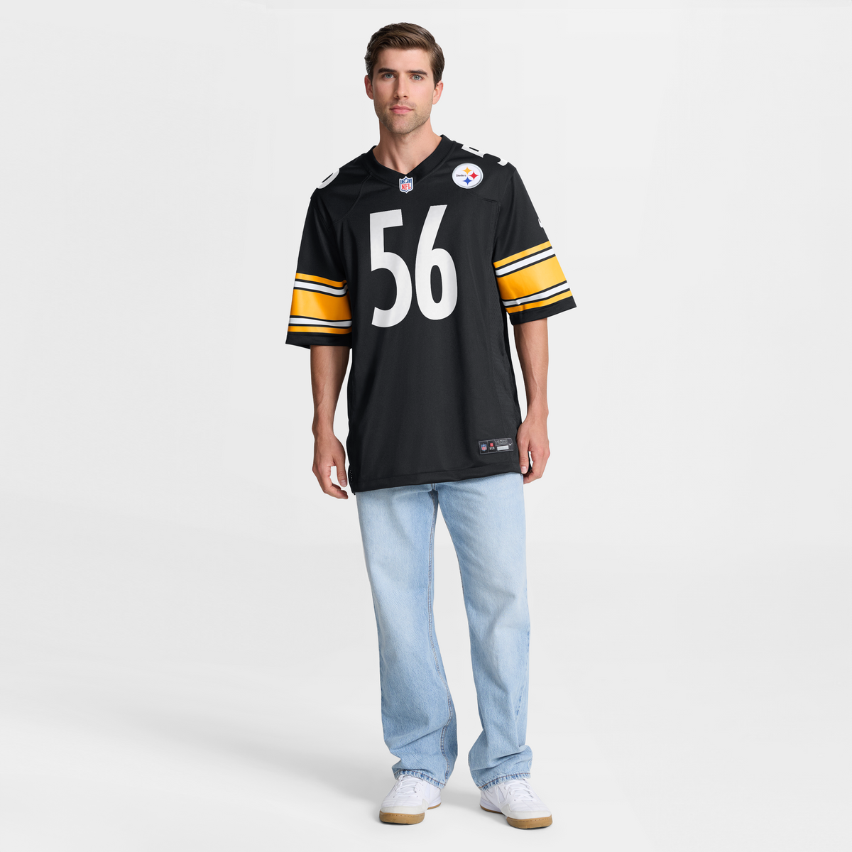 Men's Pittsburgh Steelers Alex Highsmith Nike  Black  Game Jersey