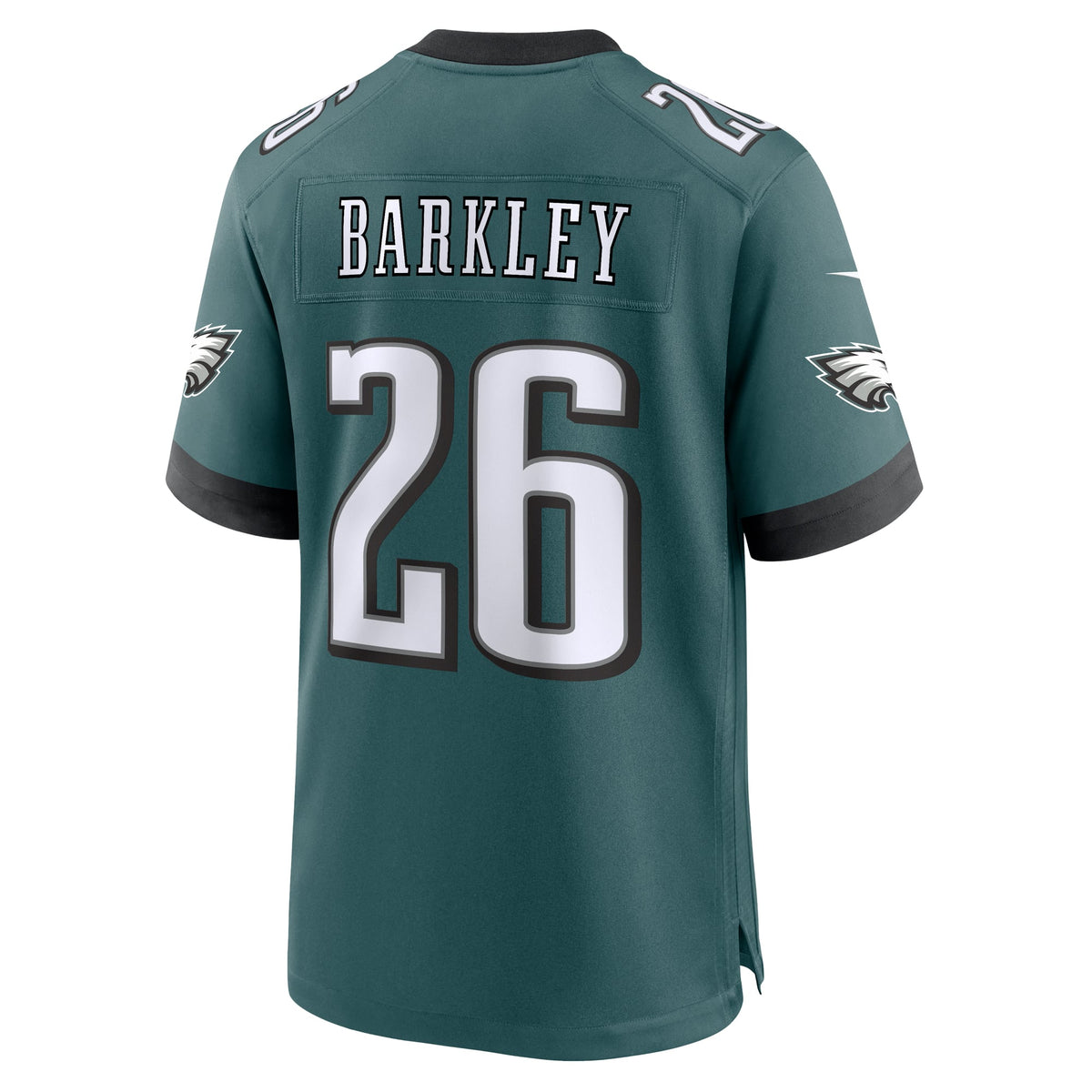 Men's Philadelphia Eagles Saquon Barkley Nike  Black Alternate Game Jersey