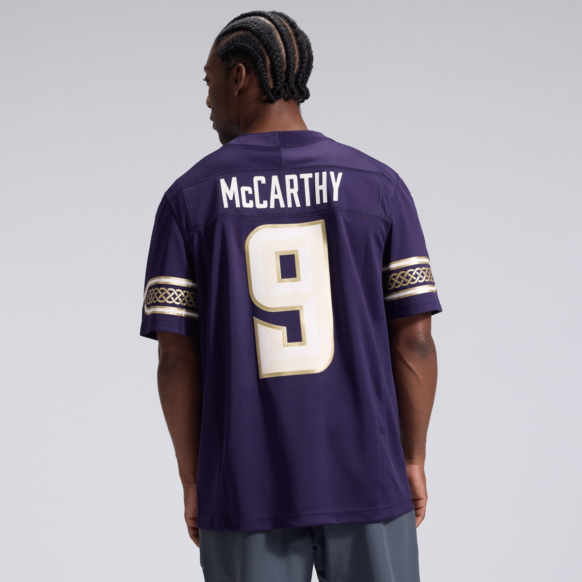 Men's Minnesota Vikings J.J. McCarthy Nike Purple 2026 Rivalries Collection Stitched Limited Jersey
