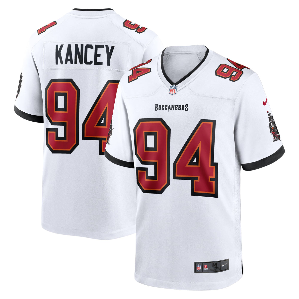 Men's Tampa Bay Buccaneers Calijah Kancey Nike  White  Game Jersey