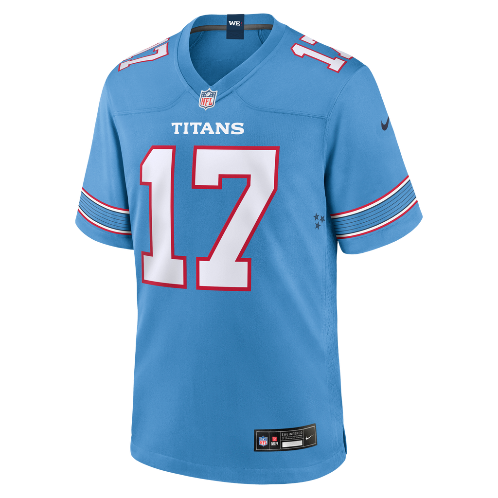 Men's Tennessee Titans Chimere Dike Nike  White Game Jersey