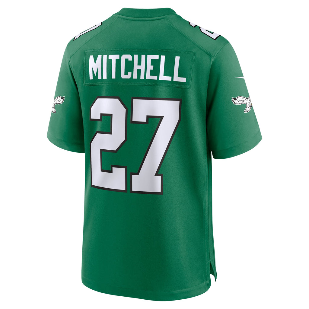 Men's Philadelphia Eagles Quinyon Mitchell Nike  Kelly Green Alternate Game Jersey
