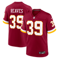 Men's Washington Commanders Jeremy Reaves Nike Burgundy Game Jersey