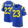 Men's Los Angeles Rams Kyren Williams Nike Royal Team Game Player Jersey