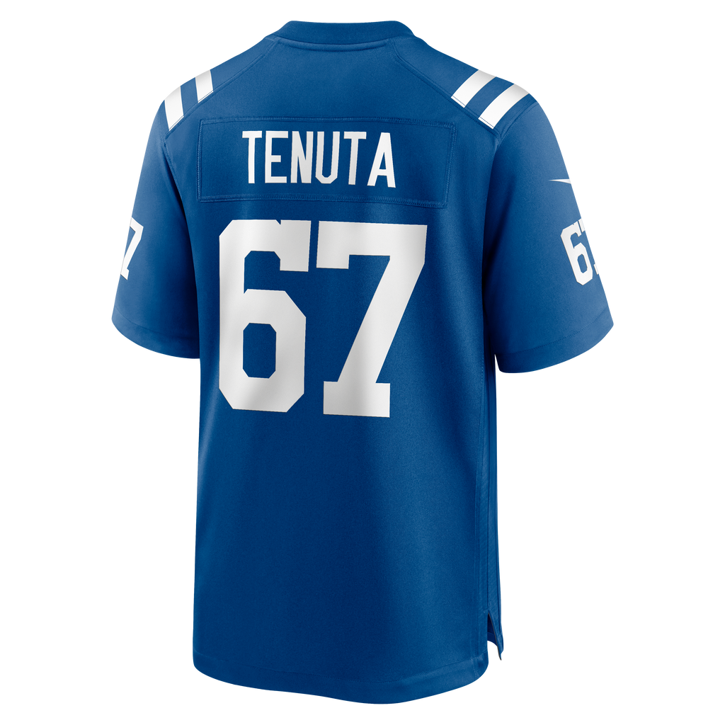 Men's Indianapolis Colts Luke Tenuta Nike  Royal Team Game Jersey
