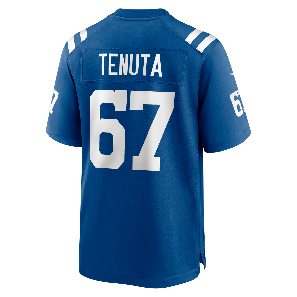 Men's Indianapolis Colts Luke Tenuta Nike  Royal Team Game Jersey