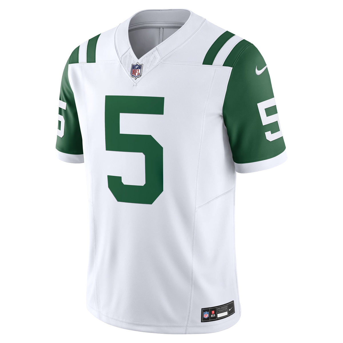 Men's New York Jets Garrett Wilson Nike White Classic Alternate Vapor F.U.S.E. Limited Jersey