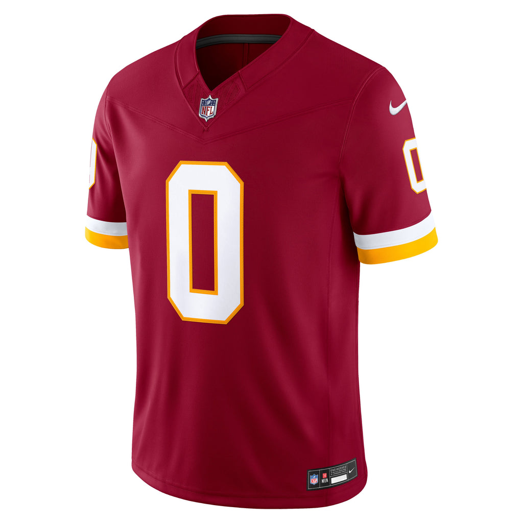 Men's Washington Commanders Mike Sainristil Nike White Vapor F.U.S.E. Stitched Limited Jersey
