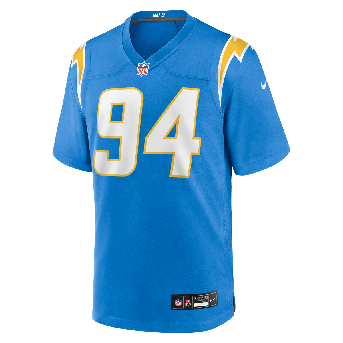 Men's Los Angeles Chargers Dalvin Tomlinson Nike  Powder Blue Team Game Jersey