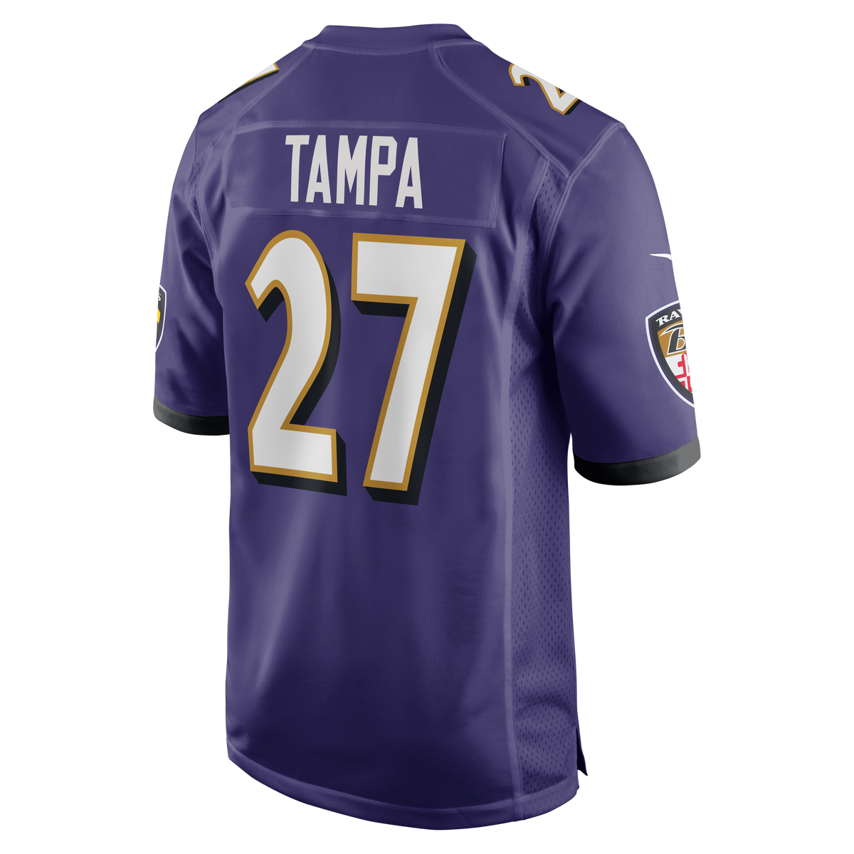Men's Baltimore Ravens T.J. Tampa Nike  Purple Team Game Jersey