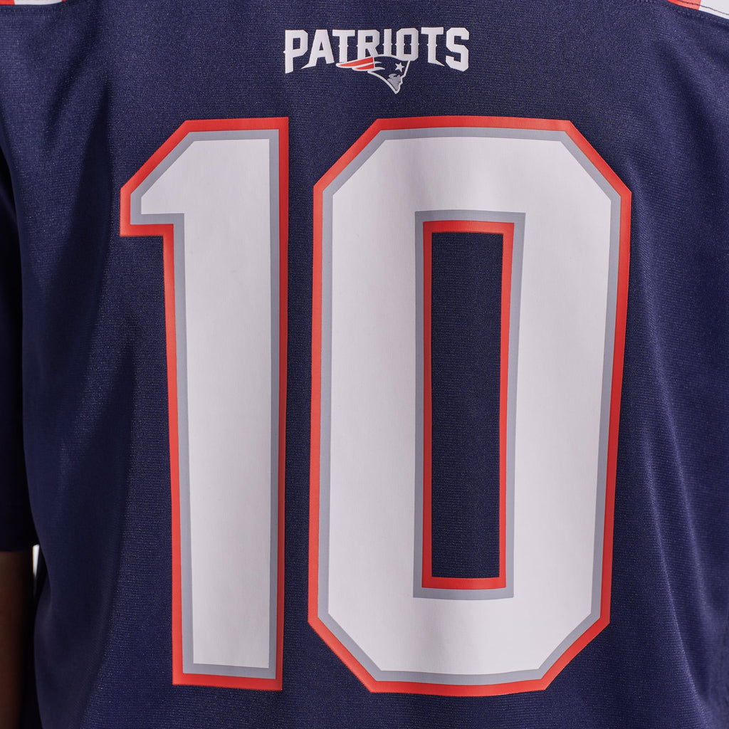 Men's New England Patriots Drake Maye Nike Navy  Player Game Jersey