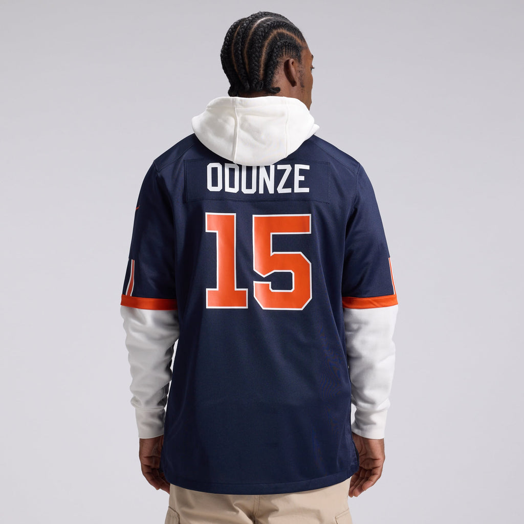Men's Chicago Bears Rome Odunze Nike Navy 2026 Rivalries Collection Game Jersey