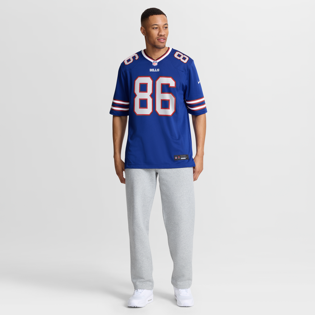 Men's Buffalo Bills Dalton Kincaid Nike Gray Nickel City Game Jersey