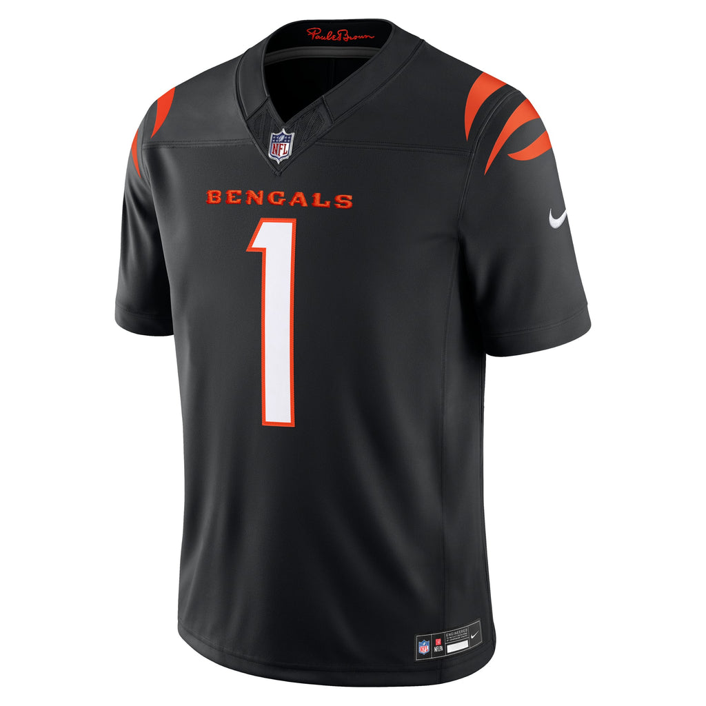 Men's Cincinnati Bengals Ja'Marr Chase Nike White Vapor F.U.S.E. Stitched Limited Jersey