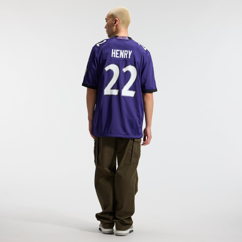 Men's Baltimore Ravens Derrick Henry Nike Purple Team Game Jersey