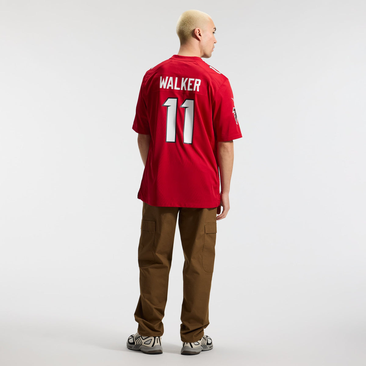 Men's Atlanta Falcons Jalon Walker Nike Red Game Jersey