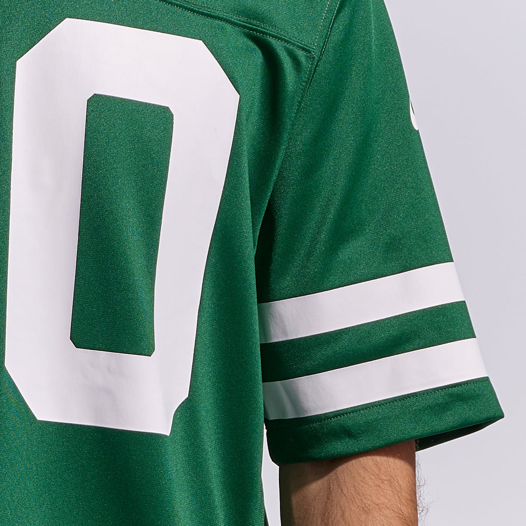 Men's New York Jets Breece Hall Nike Legacy Black Alternate Game Jersey