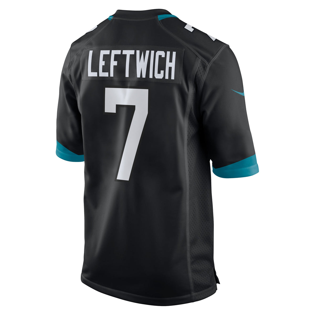 Men's Jacksonville Jaguars Byron Leftwich Nike Black Retired Player Alternate Game Jersey
