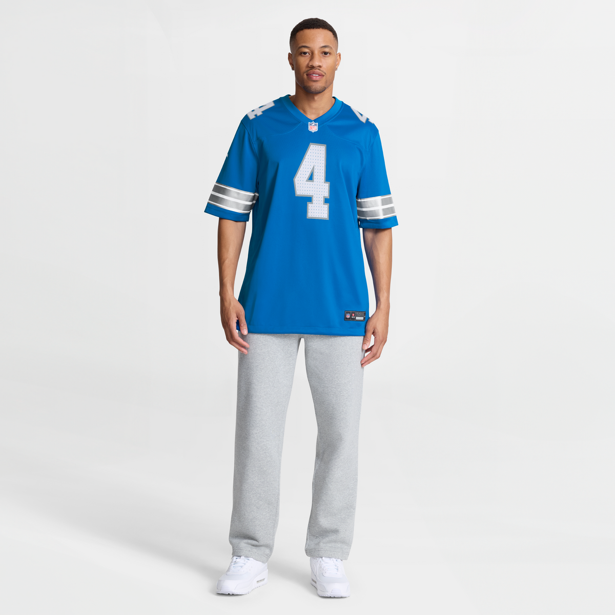 Men's Detroit Lions D.J. Reed Nike  Blue Team Game Jersey