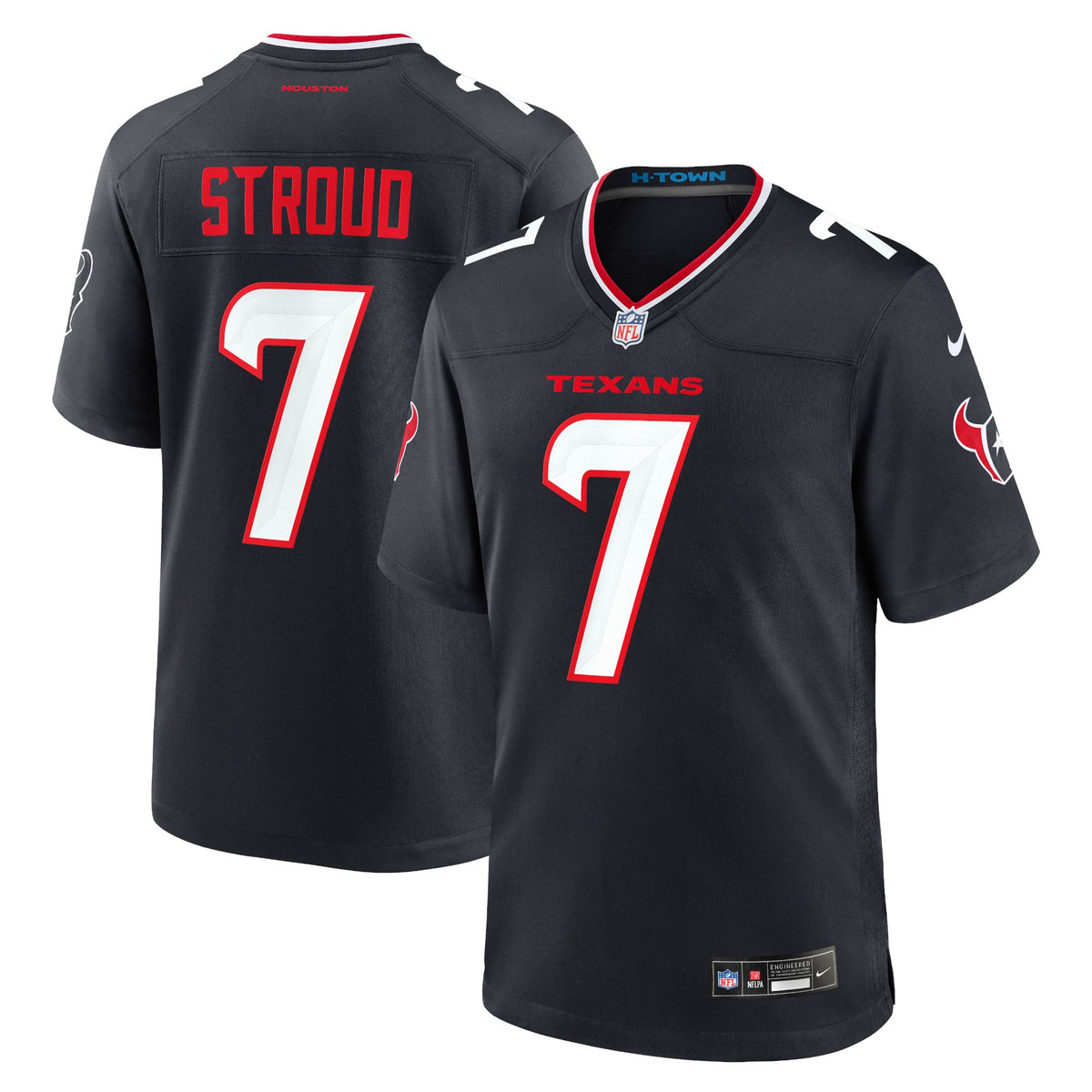 Men's Houston Texans C.J. Stroud Nike White Game Jersey