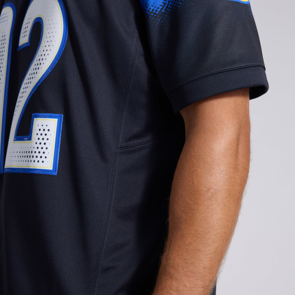 Men's Los Angeles Rams Puka Nacua Nike Dark Blue Rivalries Collection Stitched Limited Jersey