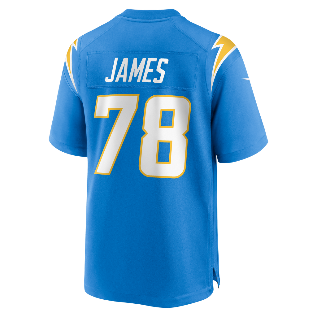 Men's Los Angeles Chargers Andre James Nike  Powder Blue Team Game Jersey