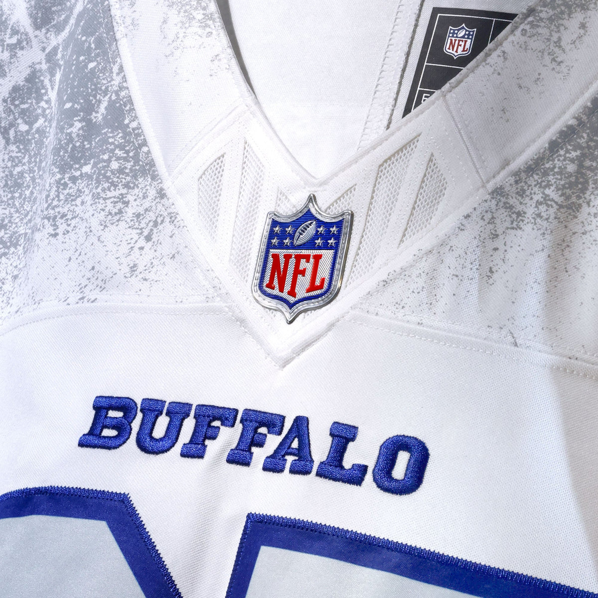 Men's Buffalo Bills James Cook III Nike White Rivalries Collection Stitched Limited Jersey