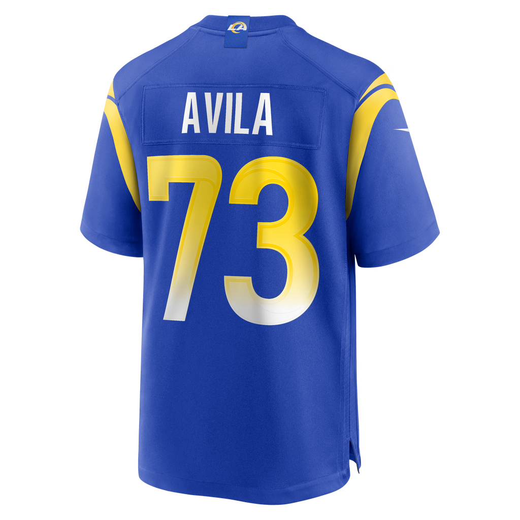 Men's Los Angeles Rams Steve Avila Nike Royal Home Game Jersey