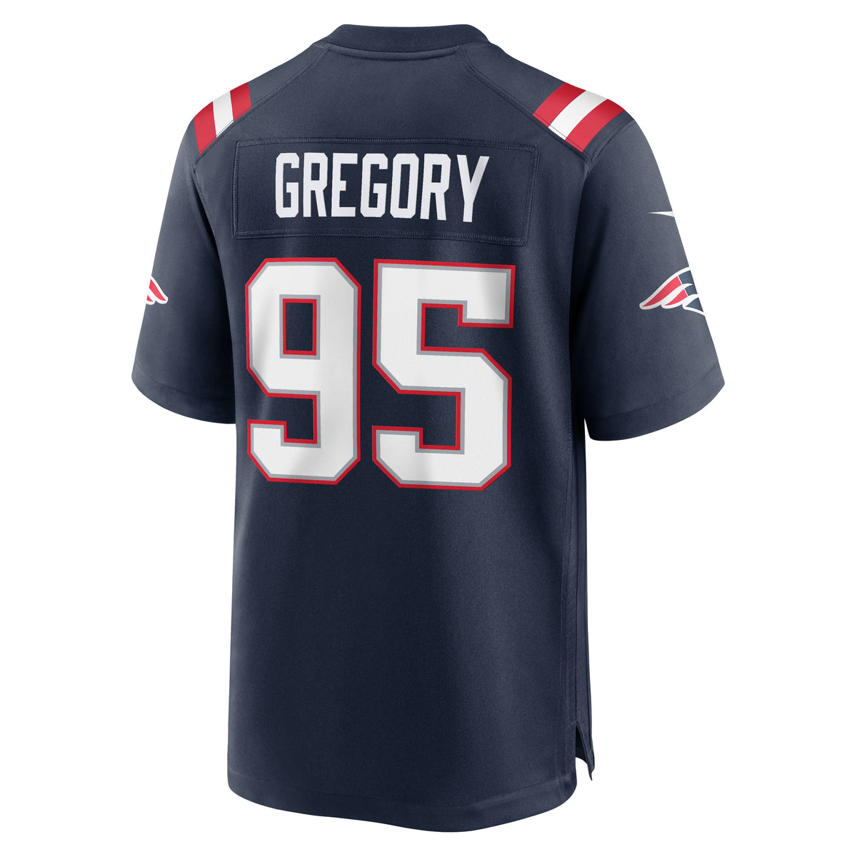 Men's New England Patriots Eric Gregory Nike Navy Team Game Jersey